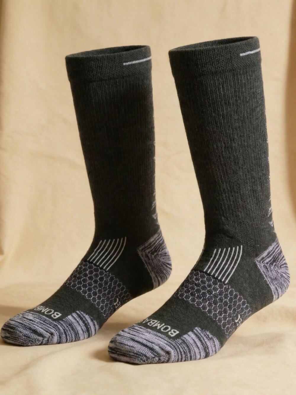 Size L - Bombas Calf Socks Comfortable Durable Design